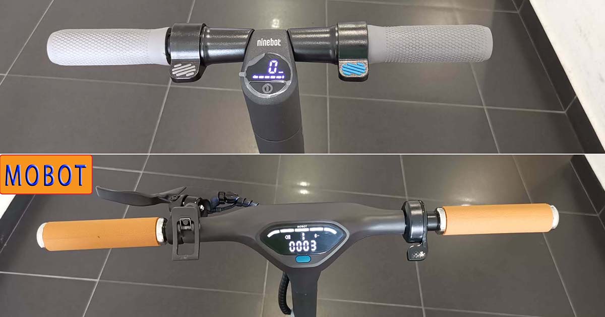 mobot u3 ninebot comparison meter - Comparison of UL2272 certified e-scooter MOBOT L1-1 vs Ninebot by Segway ES2