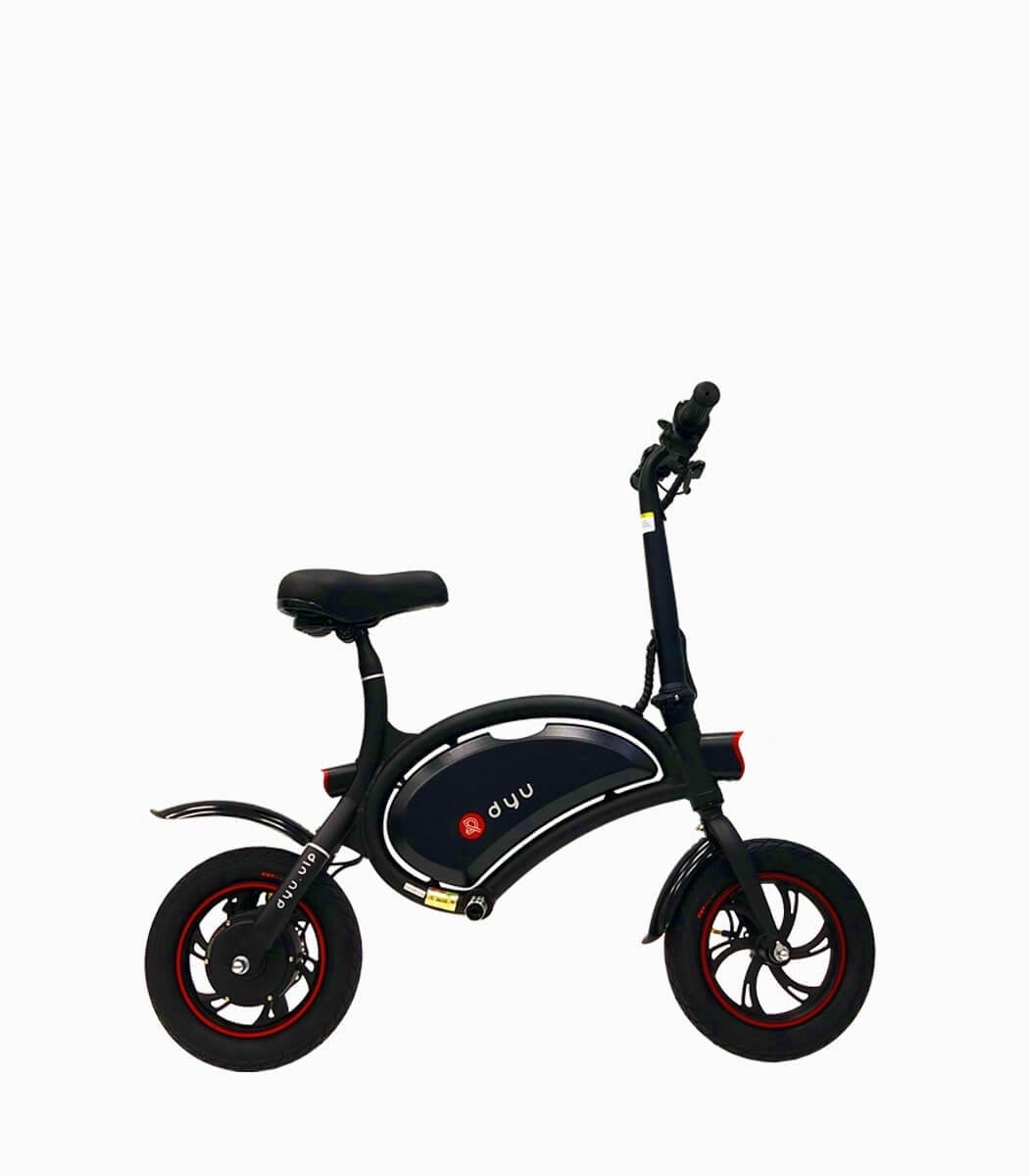 DYU D1 UL2272 Seated Electric Scooter Black Right V1