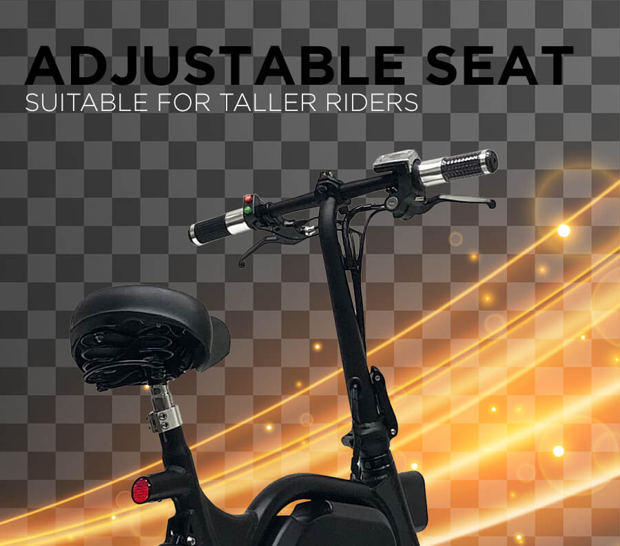 MOBOT KNIGHT PRO UL2272 certified e-scooter adjustable seat (mobile)