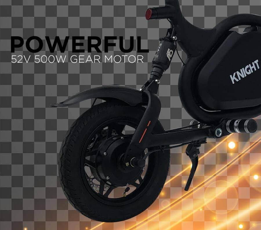 MOBOT KNIGHT PRO UL2272 certified e-scooter powerful geared motor (mobile) V1
