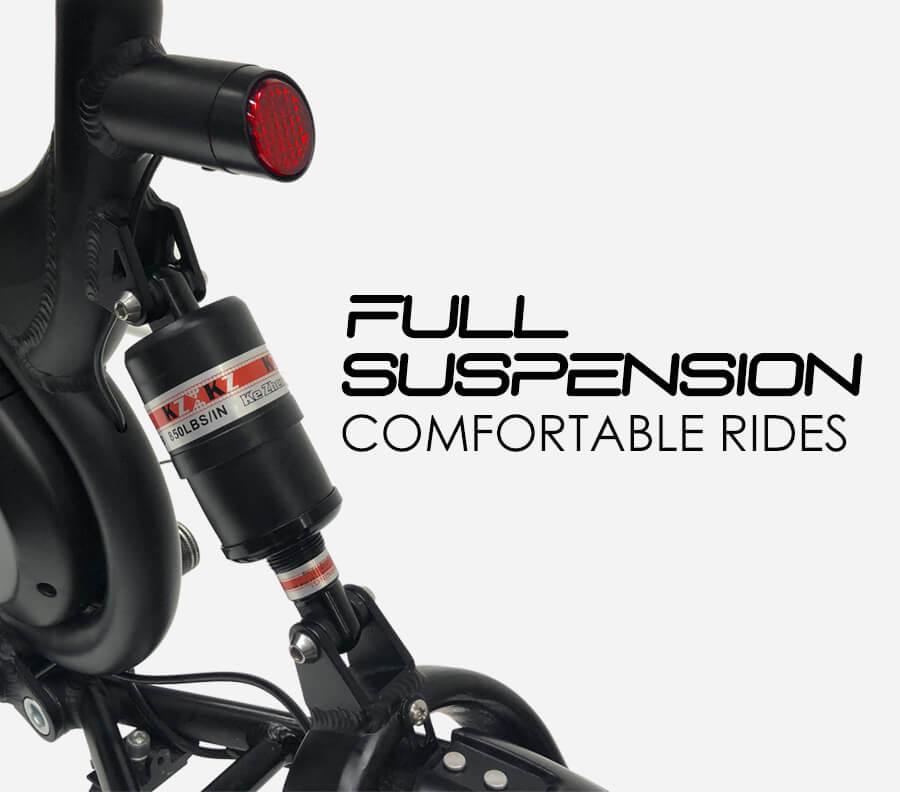 KNIGHT PRO 2 UL2272 certified e-scooter full suspension (M)