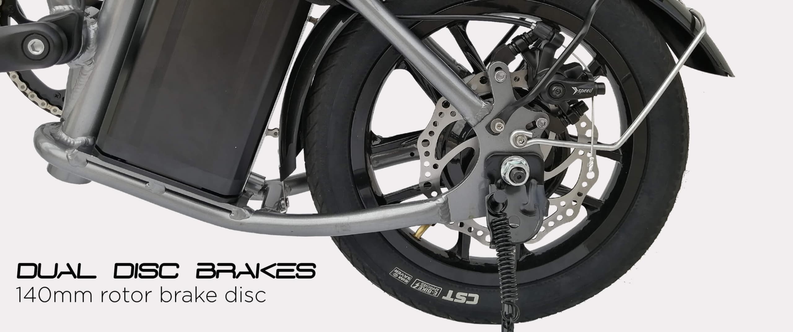 JI-MOVE MC LTA approved ebike dual disc brakes