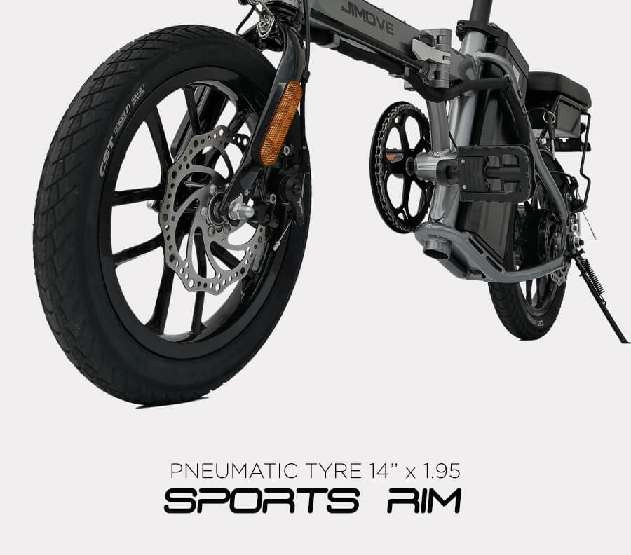 JI-MOVE MC LTA approved ebike pneumatic tyres sports rim (M)