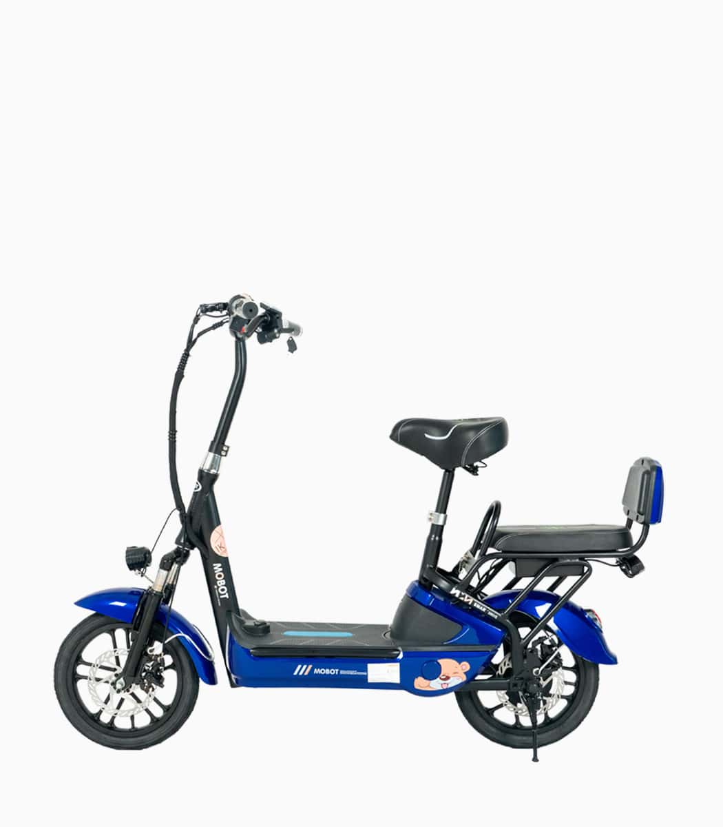 MOBOT EV (Blue10AH) UL2272 certified seated e-scooter left