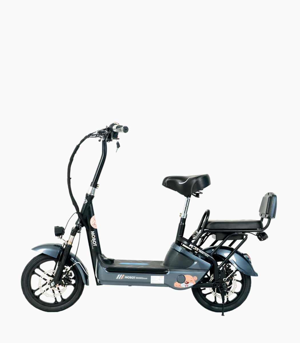 MOBOT EV (Grey10AH) UL2272 certified seated e-scooter blue left