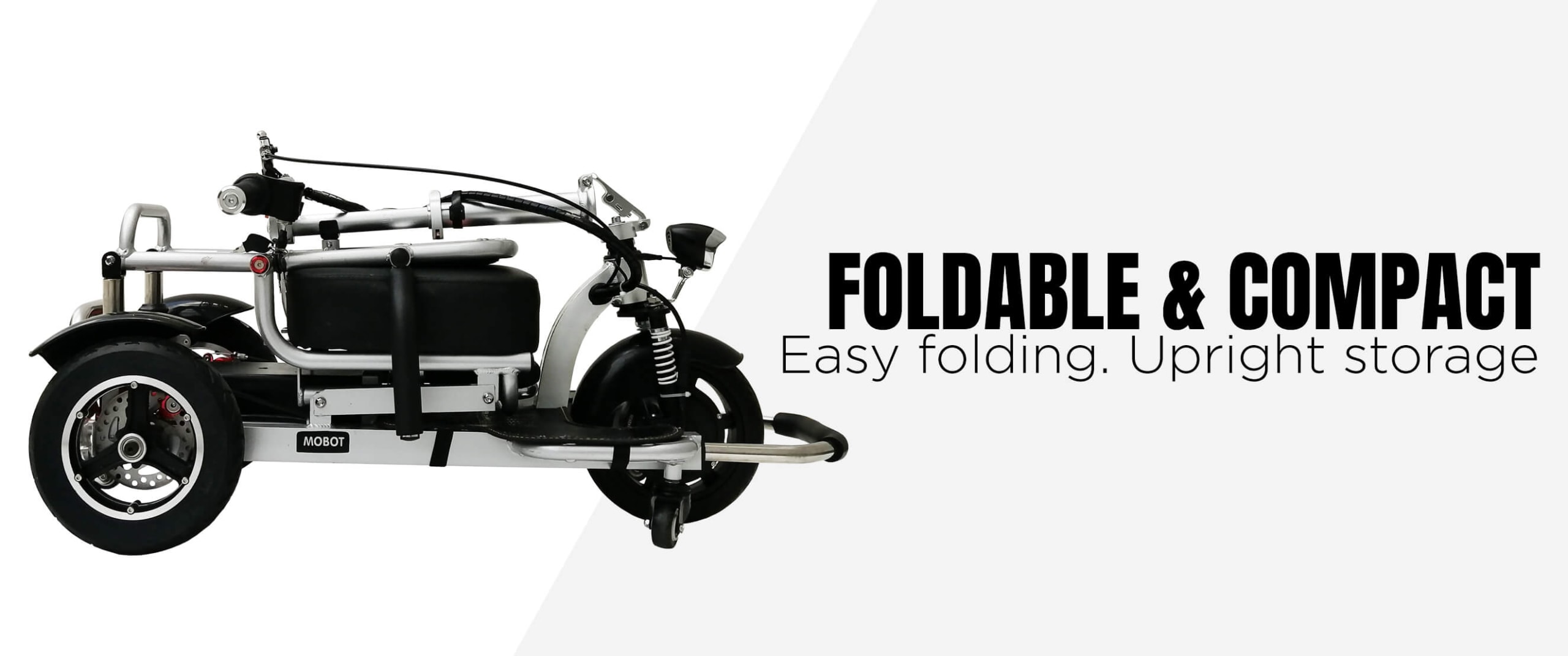 MOBOT FLEXI TITAN 3 wheels mobility scooter foldable compact
