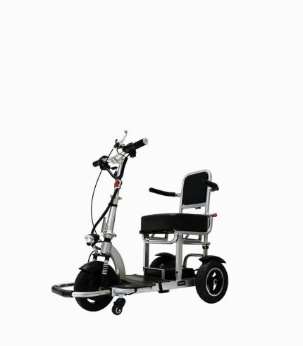 MOBOT FLEXI TITAN BLACK12AH 3 wheels mobility scooter angled left V1 430x491 - CEE 2023
