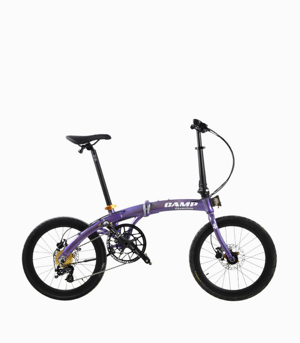 CAMP CHAMELEON (MULBERRY) foldable bicycle right