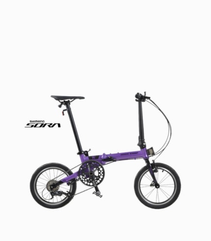 CAMP LITE (PURPLE) foldable bicycle right