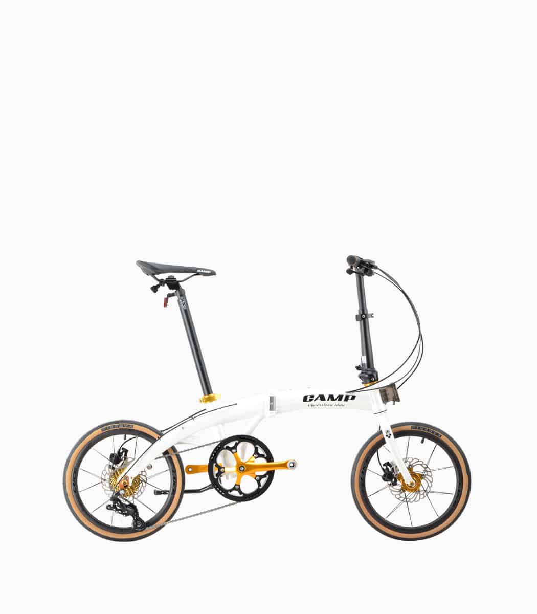CAMP CHAMELEON Mini (PEARL WHITE) foldable bicycle right