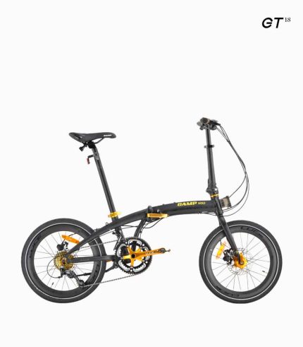 CAMP GOLD GT BLACK foldable bicycle right SHIMANO Sora 18 430x491 - NDP CAMP Gold
