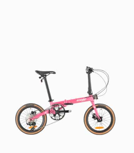 CAMP LITE 11 (PINK) foldable bicycle right V1