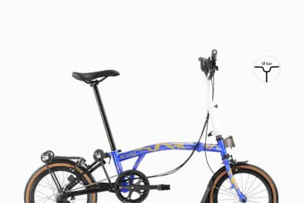 ROYALE DRAGON (BALANCE-BLUE) foldable bicycle with high profile rim right