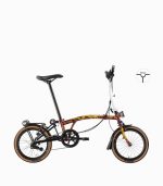 ROYALE DRAGON (RESPECT-RED) foldable bicycle with high profile rim right V1