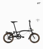 MOBOT ROYALE GT S9 (CHARCOAL) foldable bicycle S-bar with high profile rims right