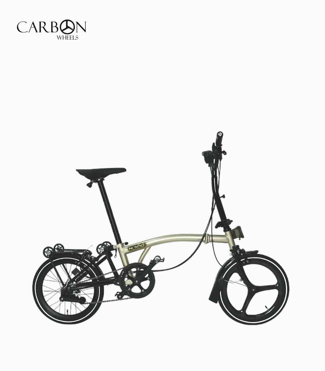 ROYALE Carbon M6 (CHAMPAGNE) foldable bicycle right