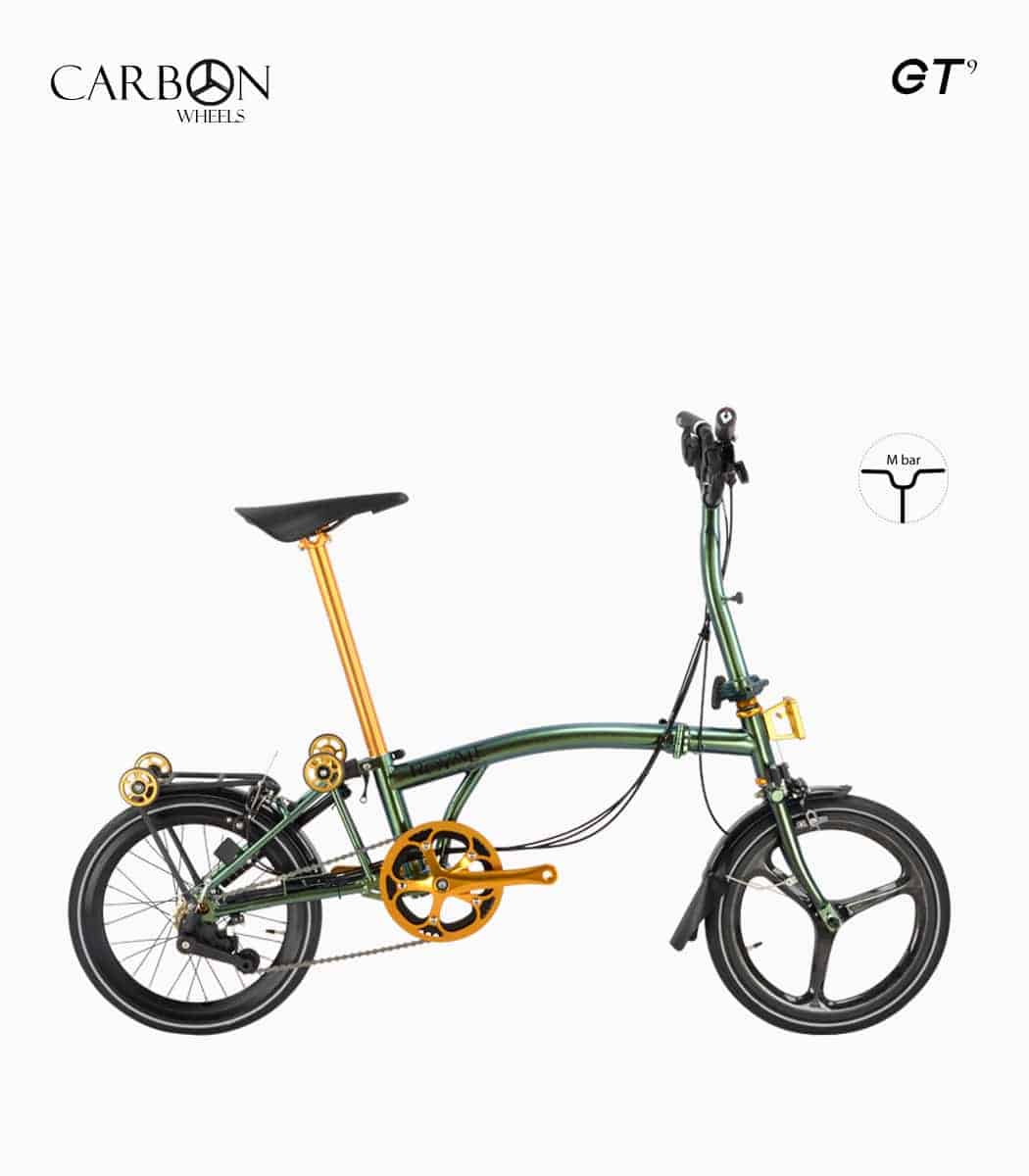 ROYALE CARBON GT M9 (AURORA) foldable bicycle right-min