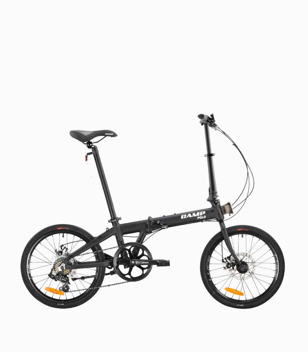 CAMP Polo (MATT BLACK) foldable bicycle right V2