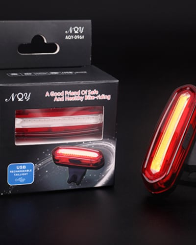 Multifunctional USB Rechargeable Tail Light Xtra Content Box