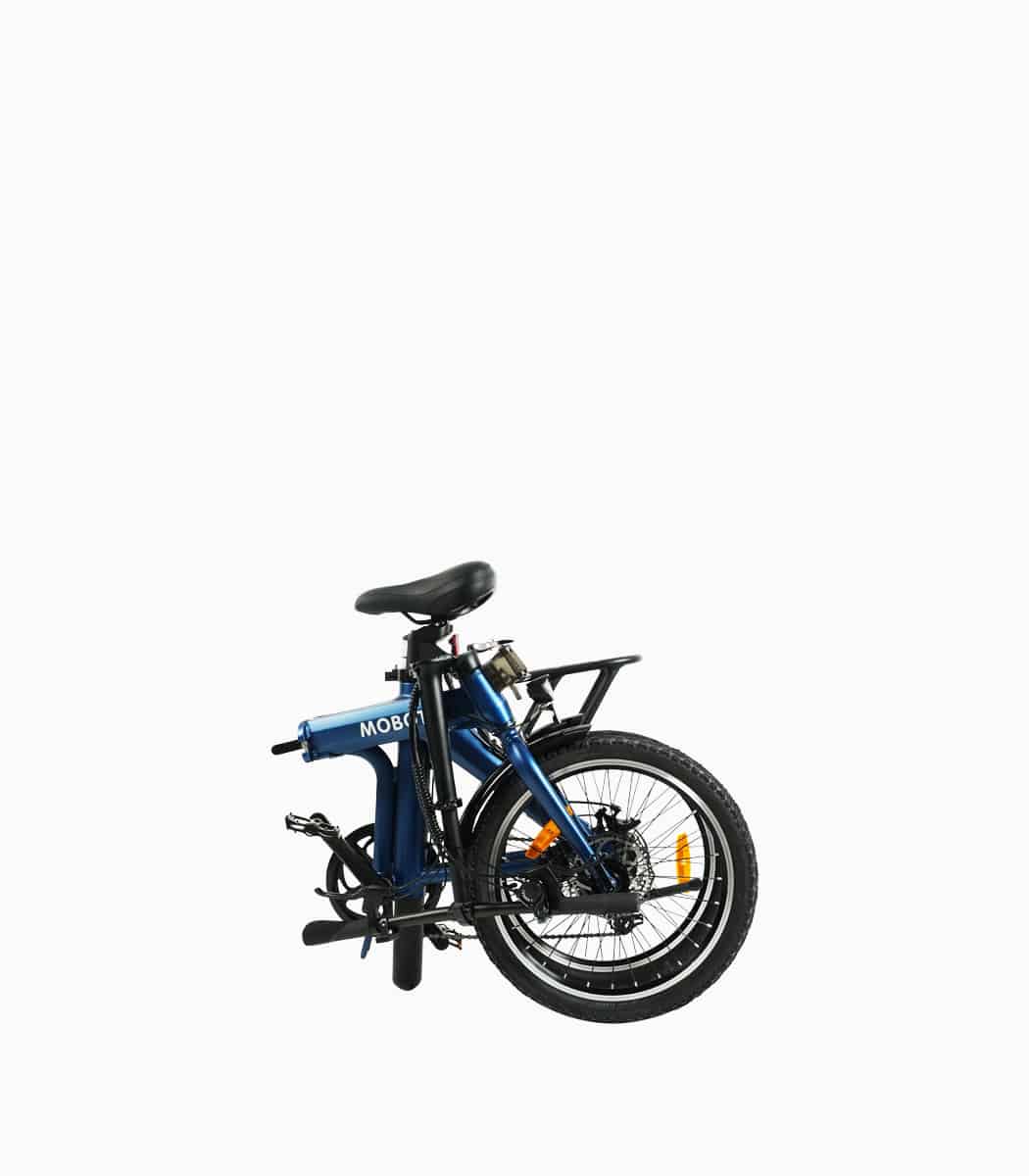 MOBOT S3 (NAVY BLUE) LTA approved electric bicycle folded left