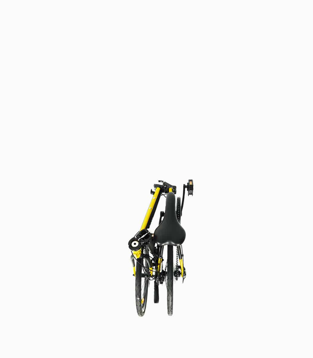 CAMP Polo 8 (BLACK) foldable bicycle folded top