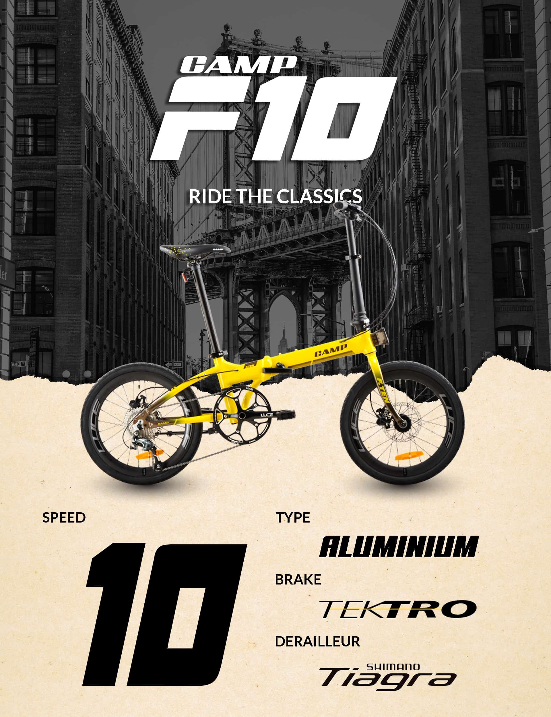 XtraContent - CAMP F10 foldable bicycle 1