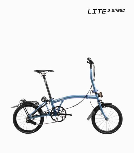ROYALE Lite M3 (Storm Blue) foldable bicycle black edition right