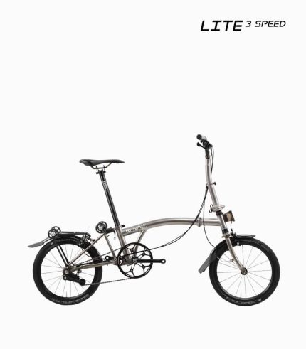 ROYALE Lite M3 Titanium Silver foldable bicycle black edition right 430x491 - COMEX 2023