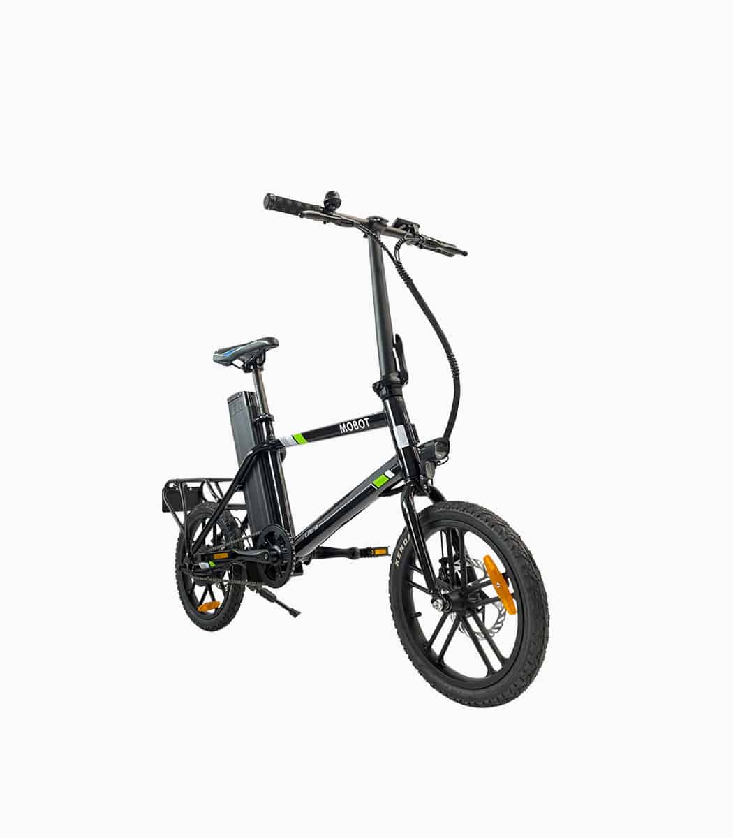 MOBOT Ultra (BLACK) LTA approved electric bicycle angled right V1
