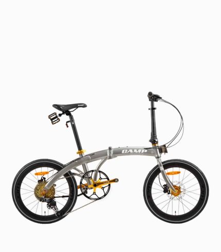 CAMP Chameleon GT TITANIUM SILVER foldable bicycle right 430x491 - CEE 2023
