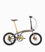 CAMP Gold (TITANIUM SILVER) foldable bicycle 2023 edition right