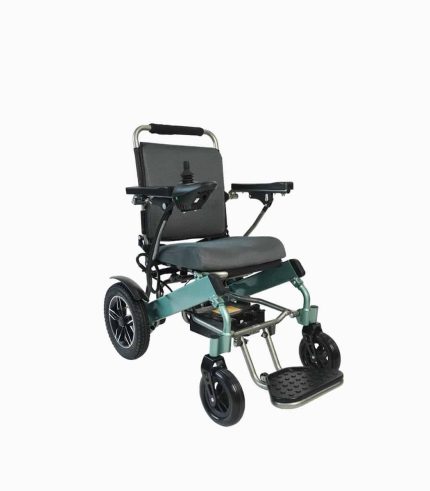 MWheel XT GREEN motorised electric wheelchair angled right 430x491 - CEE 2023