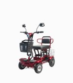 MOBOT Oxli 4W (RED20AH) 4 wheels mobility scooter angled left