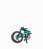 ROYALE CX9 (Green) carbon foldable bicycle folded right