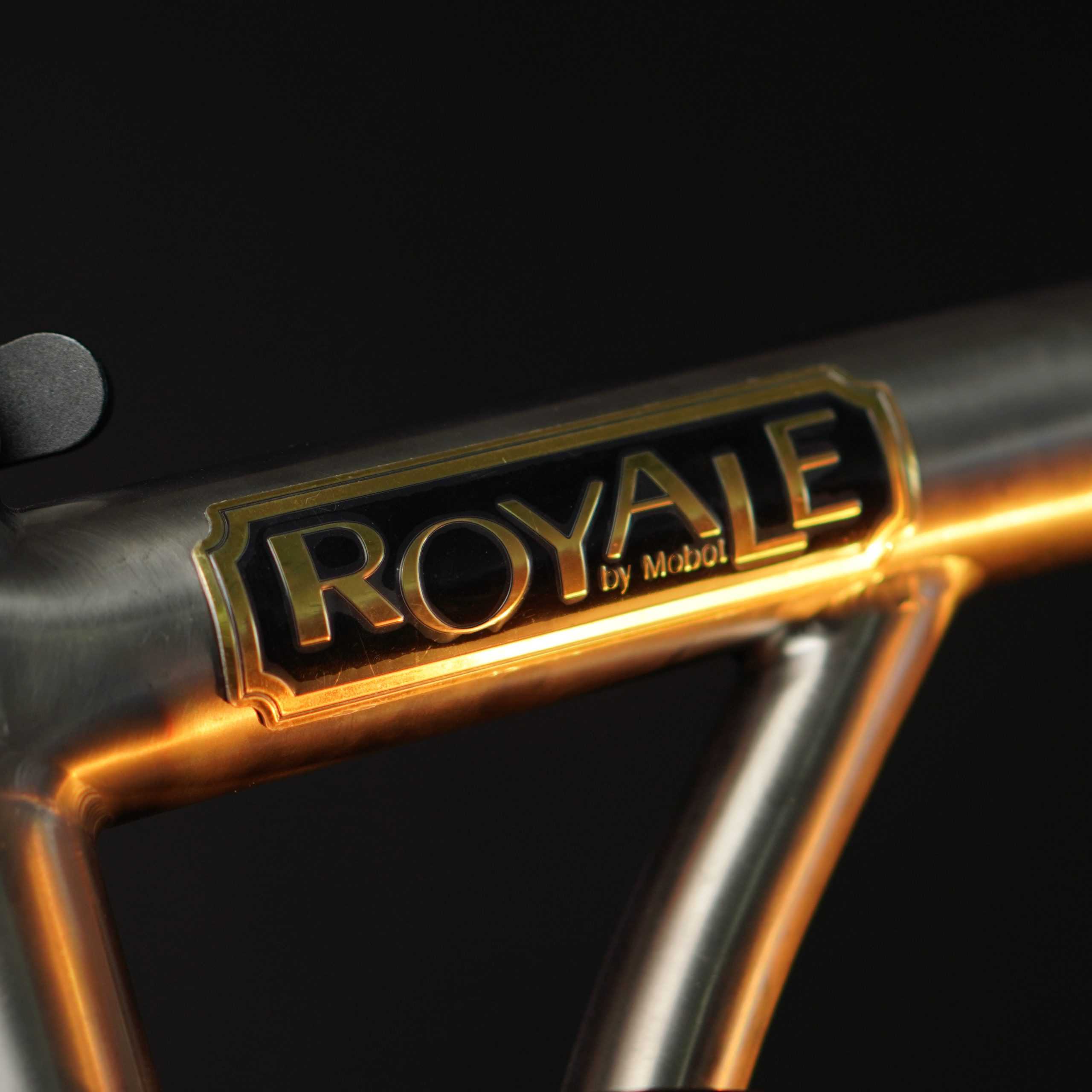 RoyaleGrade9TitaniumFrame scaled - Launch of Royale by Mobot 7.6kg Titanium Tri-fold bicycle
