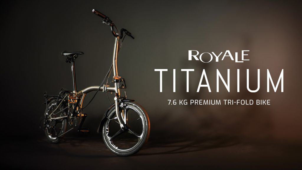 ROYALE’S first 7.6 kg Titanium bicycle