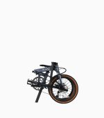 ROYALE CX11 (Grey) Carbon Foldable Bicycle Folded Left