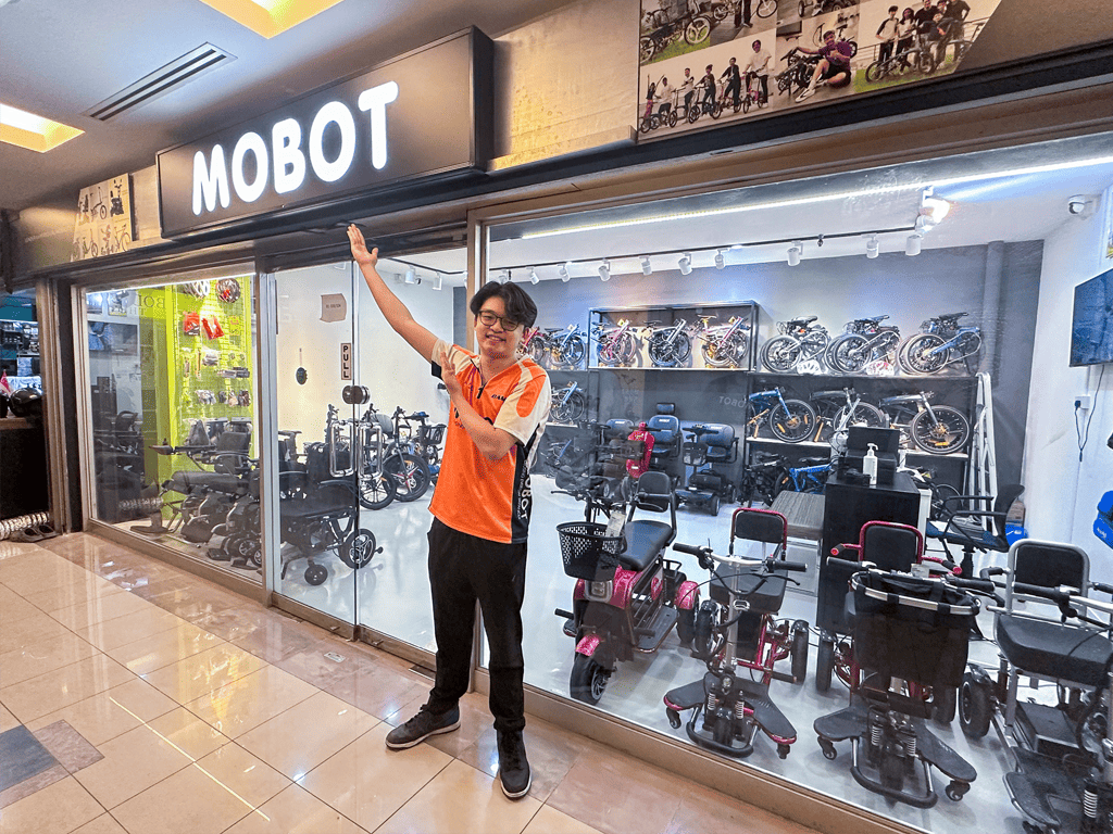 Store Front Image with Intern - Press release: MOBOT Opens PMA Paradise In Katong Shopping Centre