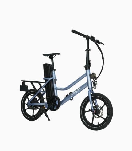 MOBOT Ultra RT Baby Blue E Bike 25Ah Front Angled Right