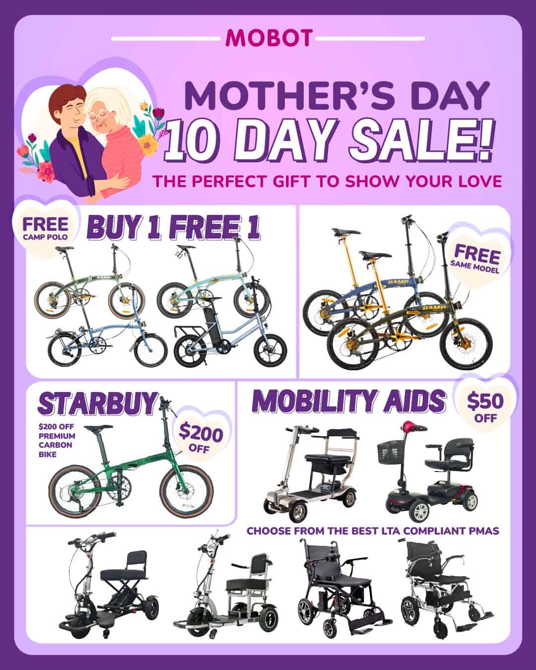 MOBOT Mothers Day Sale 2024 03 - Mothers' Day 2024