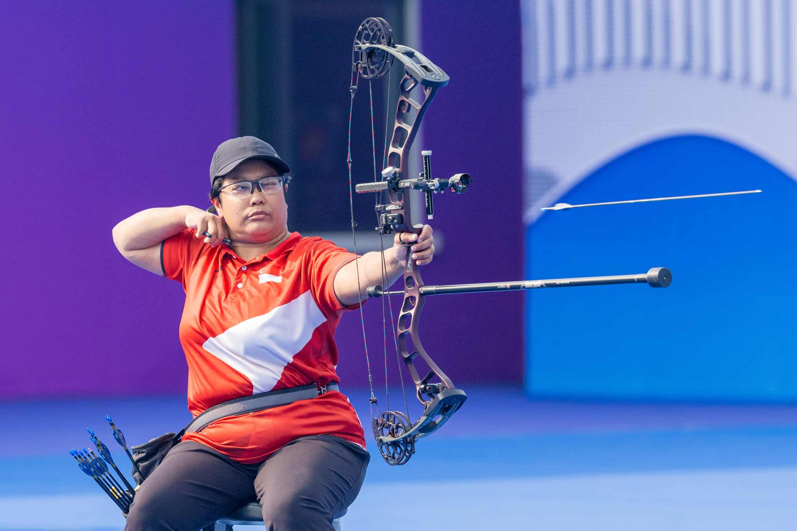 231027 2022APG Archery NurSyahidah Credit SportSG DyanTjhia 36 2 scaled - Go Team Singapore! MOBOT partners with Singapore National Paralympic Council at the Paris 2024 Games!