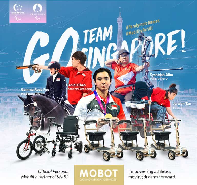 MOBOT Paralympics Sponsorship 2024 Athletes Poster Mobile - MOBOT | Paris 2024 Paralympics