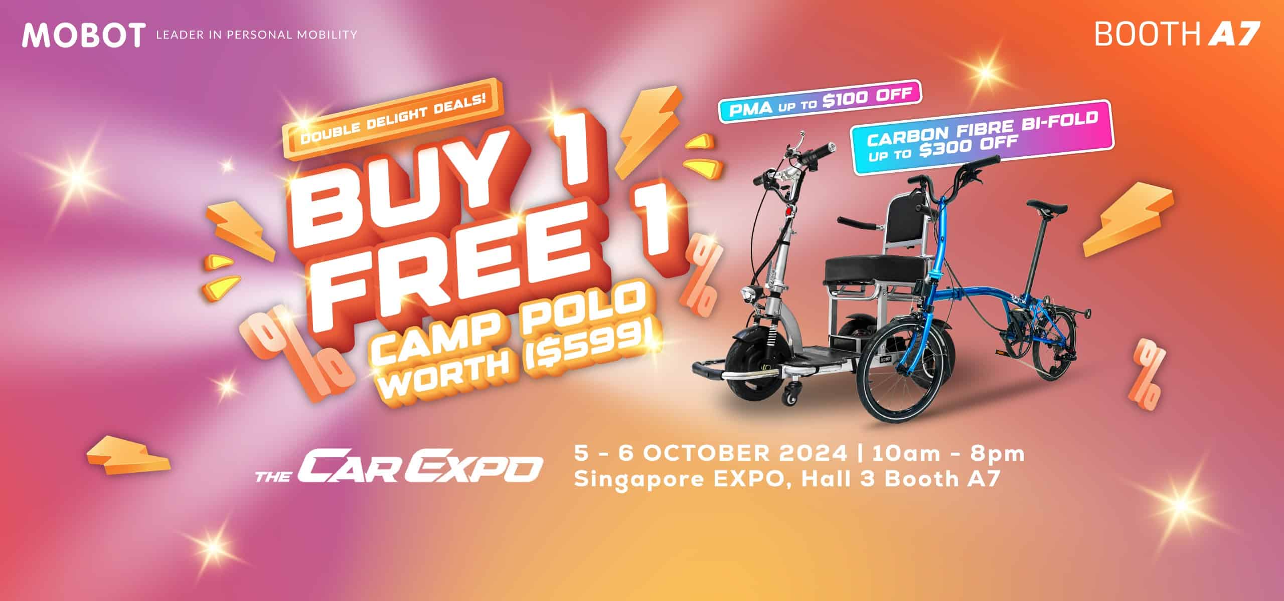 Car Expo 2024 web banner with promo - The Car Expo 2024